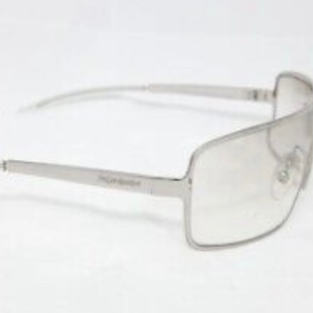 YSL aviator silver  sunglasses